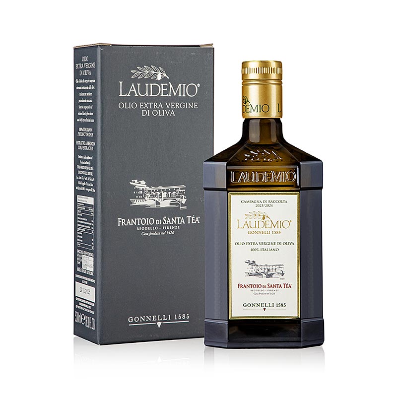 Minyak zaitun extra virgin, Santa Tea Gonnelli Il Laudemio, zaitun hijau - 500ml - Botol Minyak zaitun extra virgin, Santa Tea Gonnelli Il Laudemio, zaitun hijau - 500ml - Botol