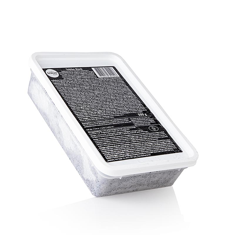 Tobiko (ikre letece ribe) crne barve - 500 g - Pe - skleda