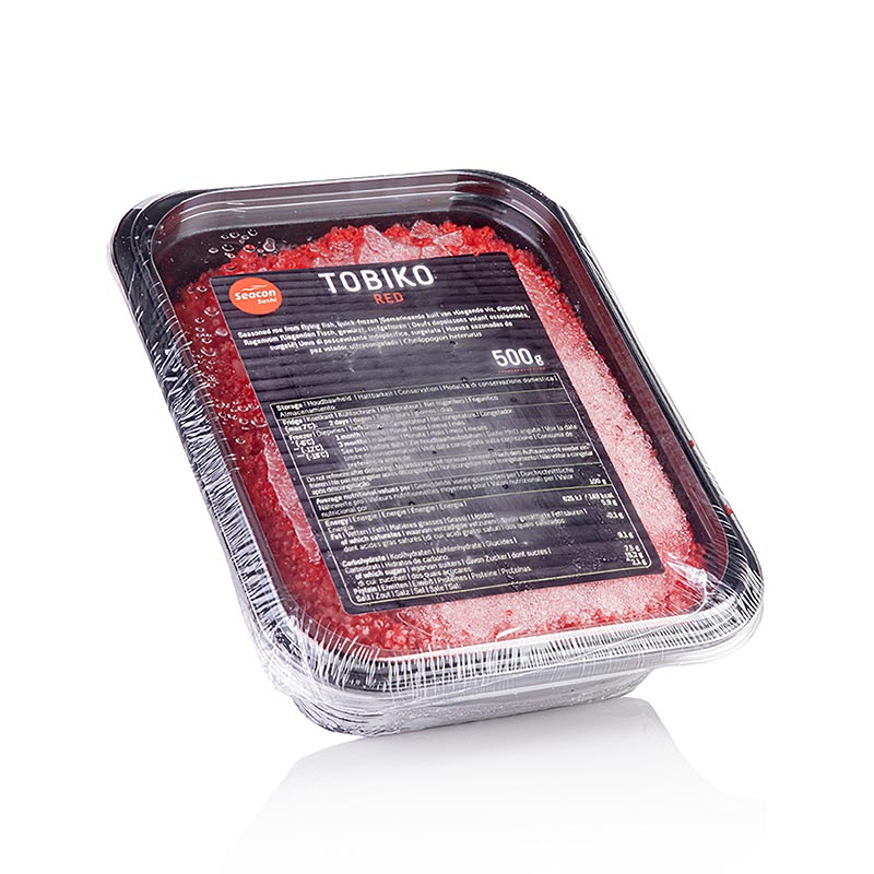 Tobiko (Fliegender Fisch-Rogen) rot - 500 g - Pe-schale