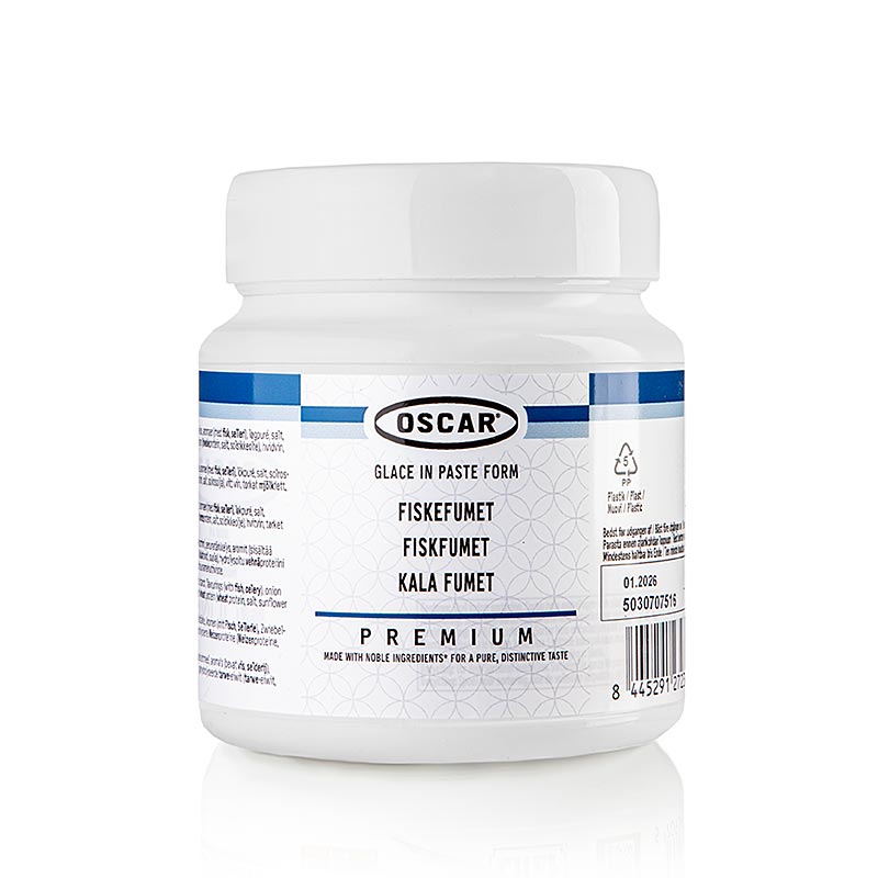 Brou de peix Oscar Premium, pastos (per aprox. 9 L) - 630 grams - Vidre
