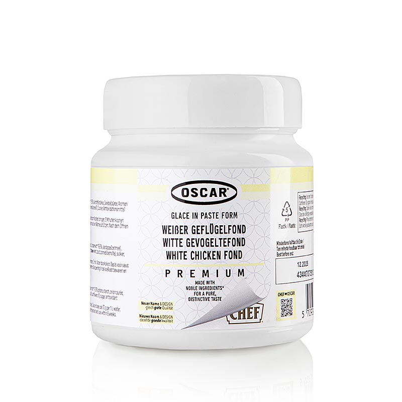 Bouillon de poulet Oscar Premium, pateux (pour environ 9 L) - 630 g - Verre
