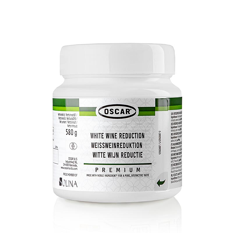 Reduccio de vi blanc concentrat Oscar, sense gluten - 580 grams - Vidre