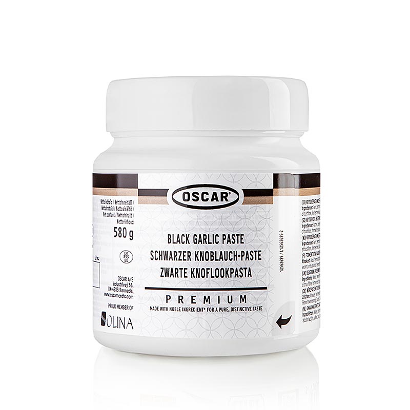 Oscar koncentrat sort hvidloegspaste, glutenfri - 580 g - Glas