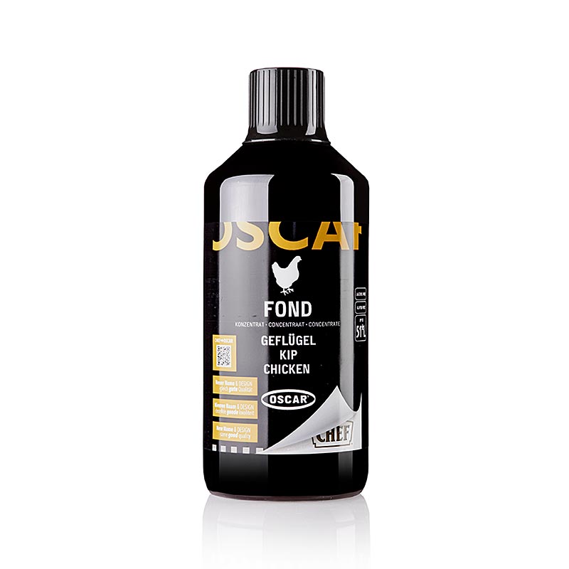 Oscar Concentrate - tekuty kureci vyvar (na cca 33 l) - 1 litr - PE lahev