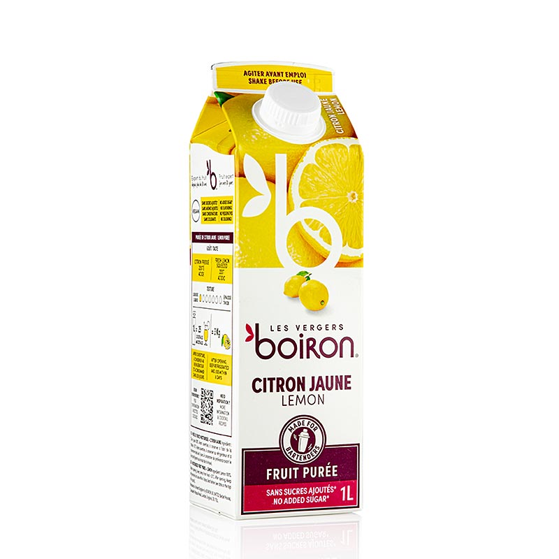 Pure de llimona Boiron, pasteuritzat - 1 litre - Tetra Pak