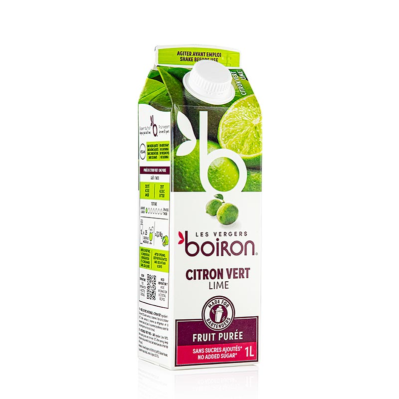 Pure de llima Boiron, pasteuritzat - 1 litre - Tetra Pak