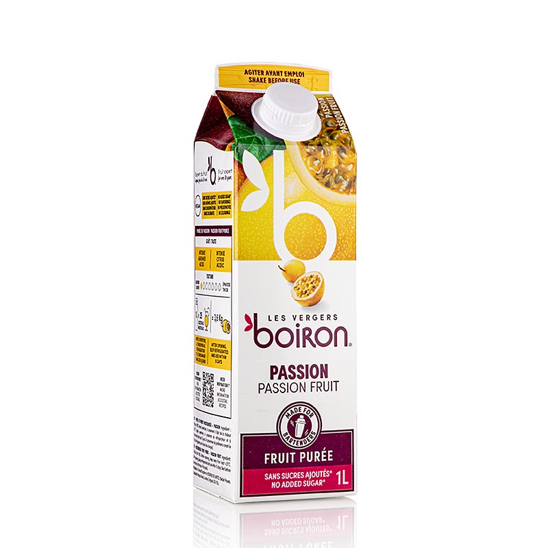 Boiron Passionsfrucht Püree, pasteurisiert, 100% Frucht - 1 l - Tetrapack