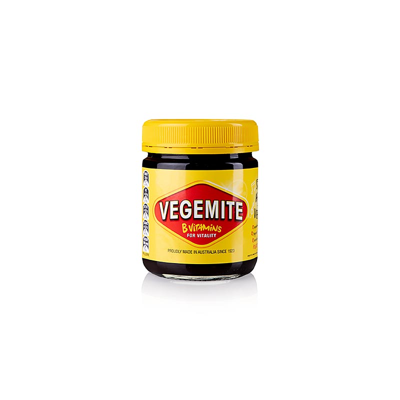 Vegemite - koncentreret gærekstrakt, krydderipasta som smørepålæg - 220 g - glas