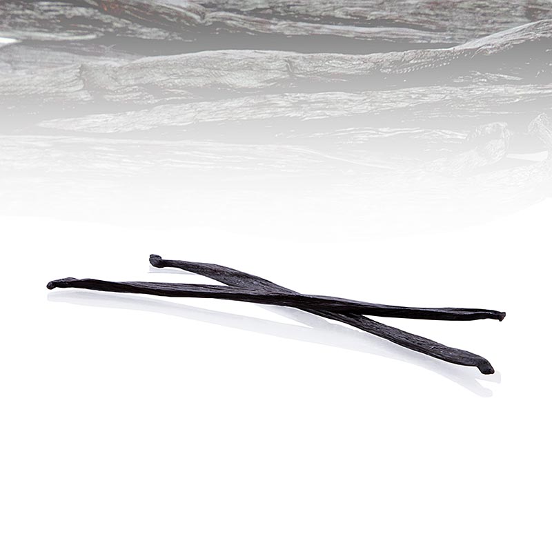 Vagens de baunilha Bourbon, de Madagascar, aproximadamente 15 vagens. - 50g - dose de PE