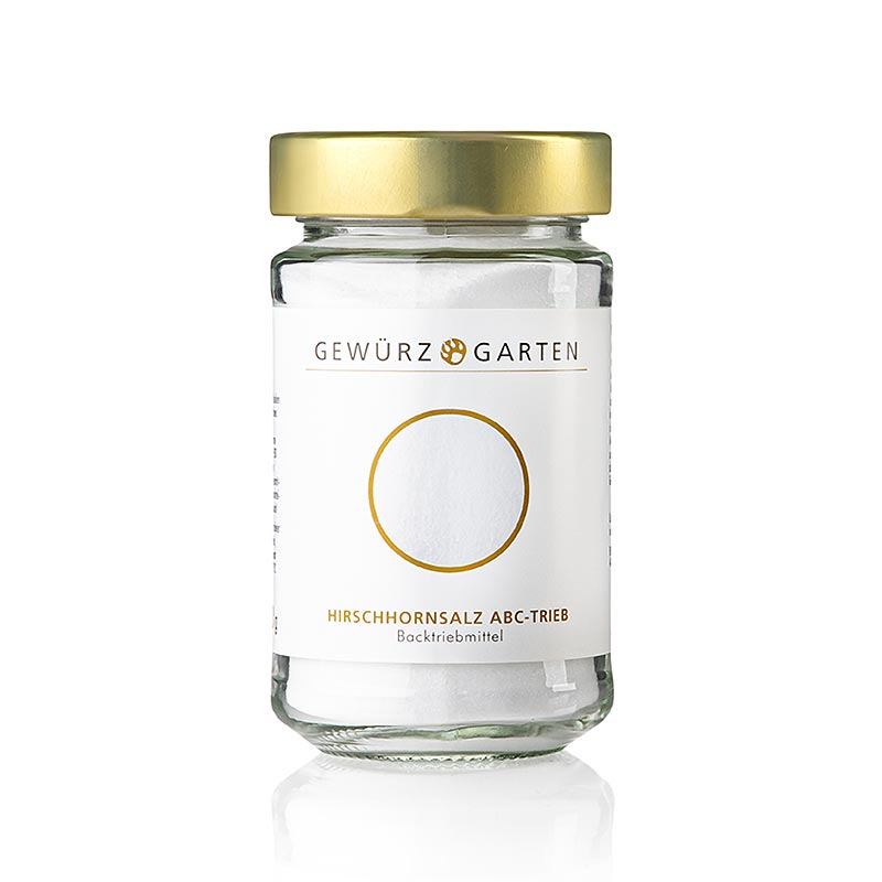 Gewurzgarten Hirschhornsalz - broto ABC, carbonato de amonio, carbonato de magnesio - 200g - Vidro Gewurzgarten Hirschhornsalz - broto ABC, carbonato de amonio, carbonato de magnesio - 200g - Vidro