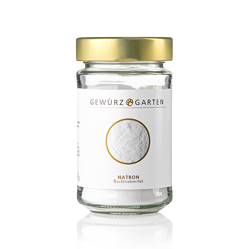 Bicarbonate de soude Gewurzgarten - bicarbonate de sodium, comme agent levant, E 500 (bicarbonate de soude) - 230g - Verre