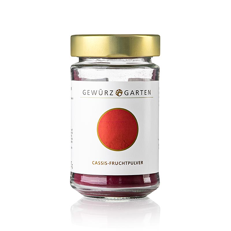 Gewürzgarten Cassis Fruchtpulver - 120 g - Glas Gewürzgarten Cassis Fruchtpulver - 120 g - Glas