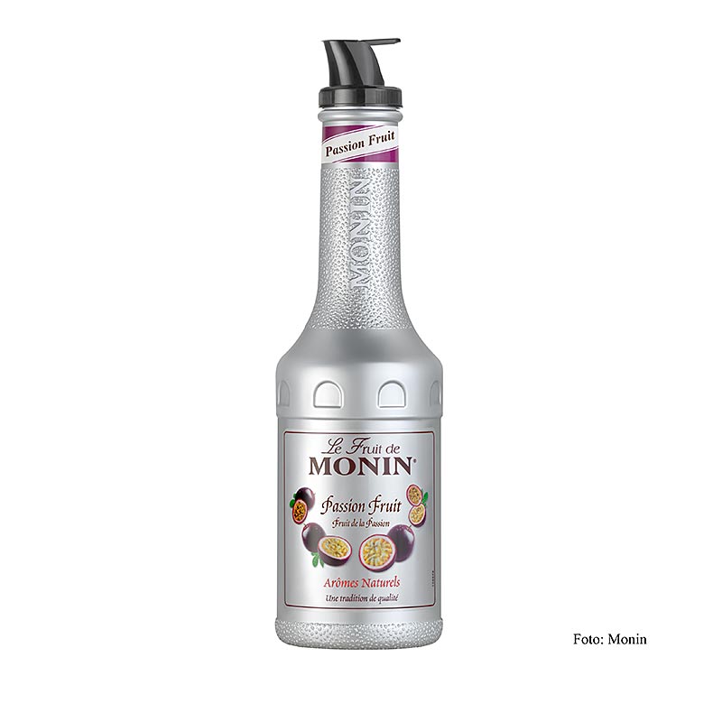 Monin Fruchtpüreemix - Passionsfrucht, mit Ausgießer - 1 l - Pe-flasche