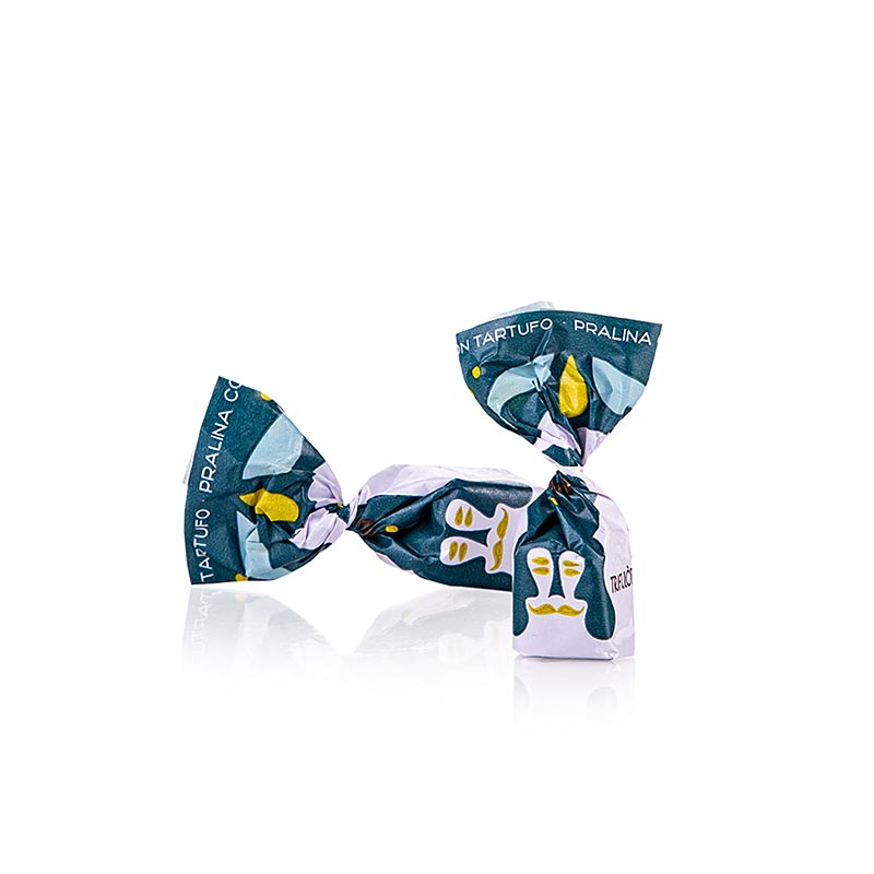 Mini pralinki truflowe od Tartuflanghe - Dolce dAlba DULCIS TUBER TARTUFO z letnimi truflami a 7g, papier bezowy - 1 kg - torba Mini pralinki truflowe od Tartuflanghe - Dolce dAlba DULCIS TUBER TARTUFO z letnimi truflami a 7g, papier bezowy - 1 kg - torba