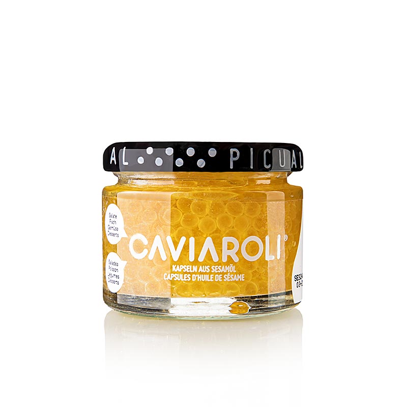 Havjar me vaj Caviaroli®, perla te vogla te bera nga vaji i susamit - 50 gr - Xhami Havjar me vaj Caviaroli®, perla te vogla te bera nga vaji i susamit - 50 gr - Xhami