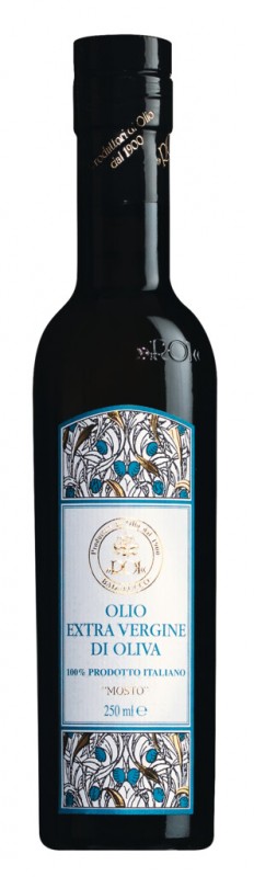 Olio extra vergine Mosto Roi, Natives Olivenöl extra Mosto Roi, Olio Roi - 250 ml - Flasche Olio extra vergine Mosto Roi, Natives Olivenöl extra Mosto Roi, Olio Roi - 250 ml - Flasche