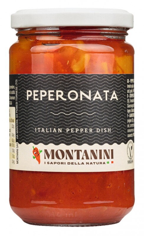 Peperonata, paprika, Montanini - 280 g - Glass Peperonata, paprika, Montanini - 280 g - Glass