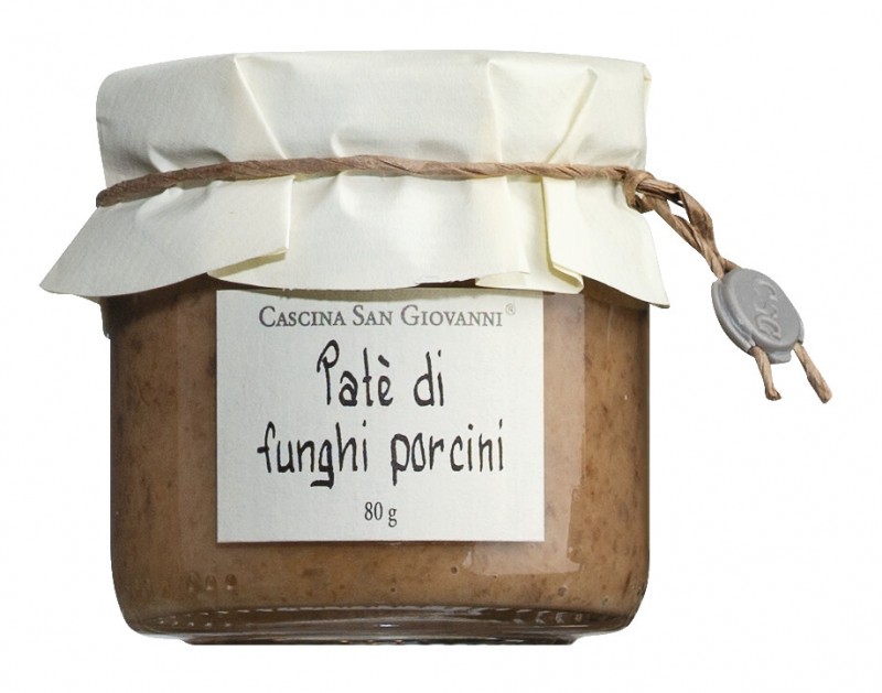 Crema di funghi porcini, krema od vrganja, Cascina San Giovanni - 80g - Staklo