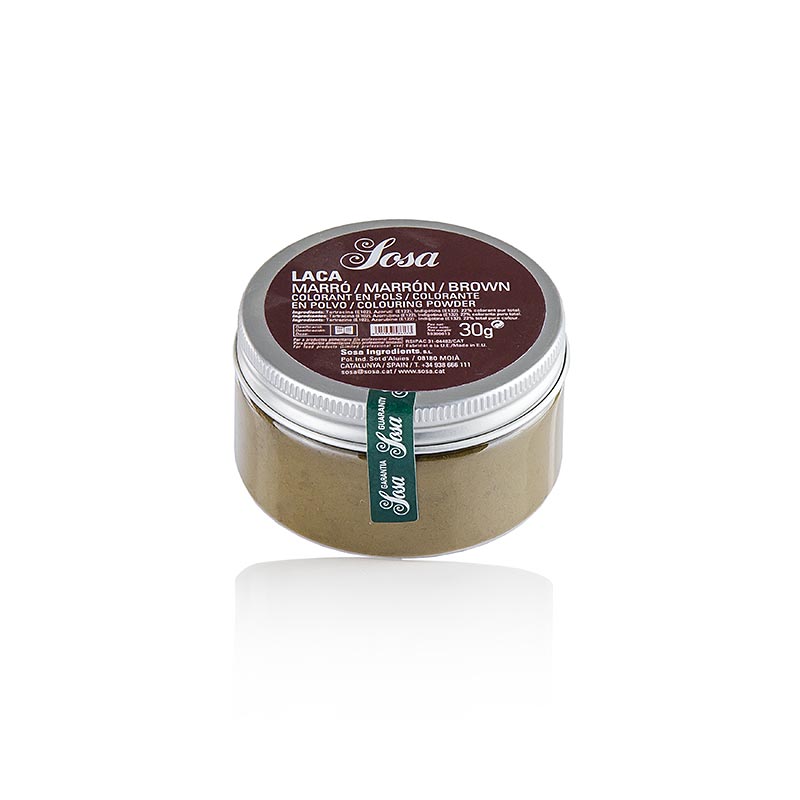 Food coloring, brown, fat-soluble powder, Sosa - 30 g - Pe-dose Food coloring, brown, fat-soluble powder, Sosa - 30 g - Pe-dose