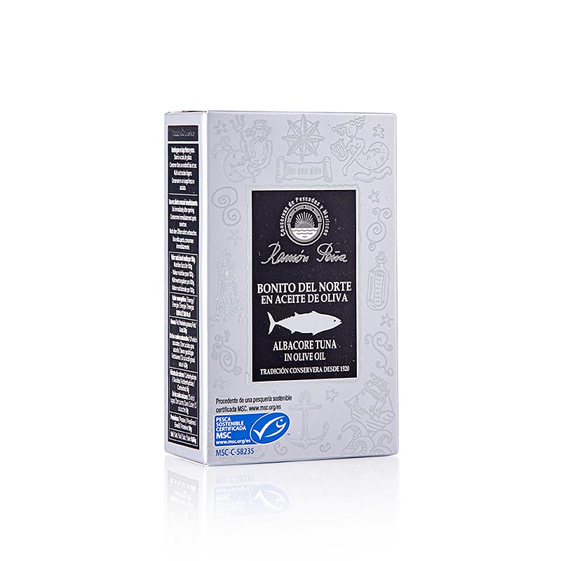 Thon - Bonito del Norte à l`huile d`olive, RAMON PENA GOLD - 115 g - boîte Thon - Bonito del Norte à l`huile d`olive, RAMON PENA GOLD - 115 g - boîte