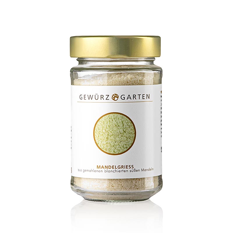 Spice garden almond semolina, made of sweet almonds - 100 g - Glass Spice garden almond semolina, made of sweet almonds - 100 g - Glass