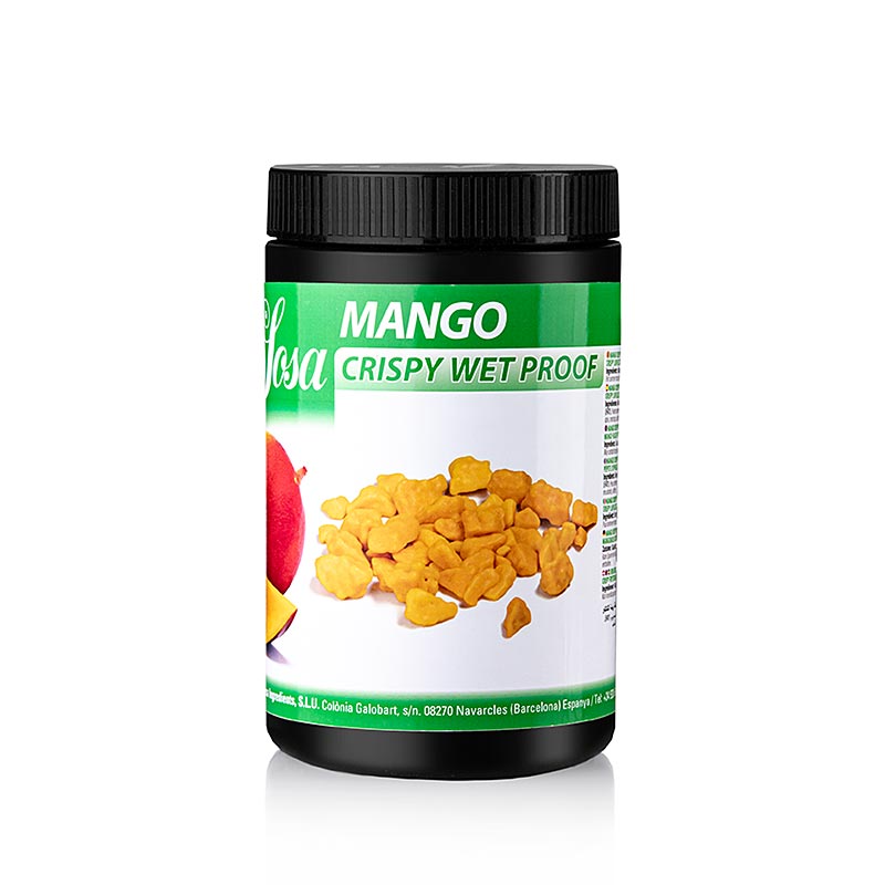 Sosa Crispy - Mango, Wet Proof, recobert amb mantega de cacau (38782) - 400 g - Pe pot Sosa Crispy - Mango, Wet Proof, recobert amb mantega de cacau (38782) - 400 g - Pe pot