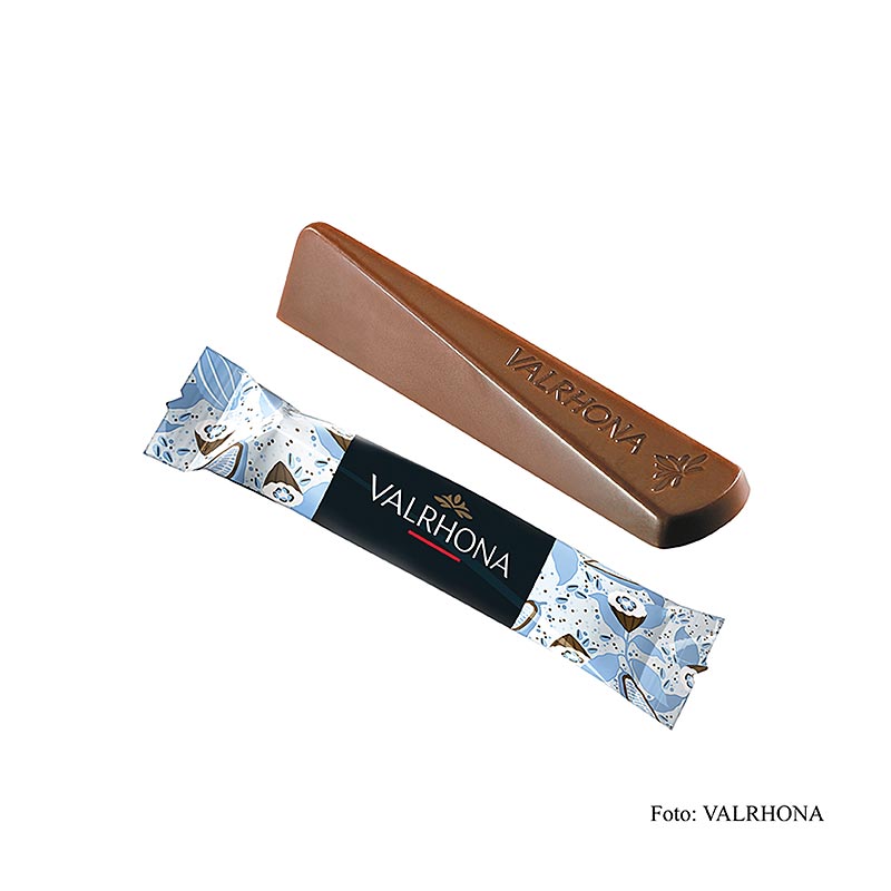 Cokoladne palcke Valrhona Eclat Lacte, polnomastno mleko, 39% kakava - 1 kg, 244 kosov - Karton Cokoladne palcke Valrhona Eclat Lacte, polnomastno mleko, 39% kakava - 1 kg, 244 kosov - Karton