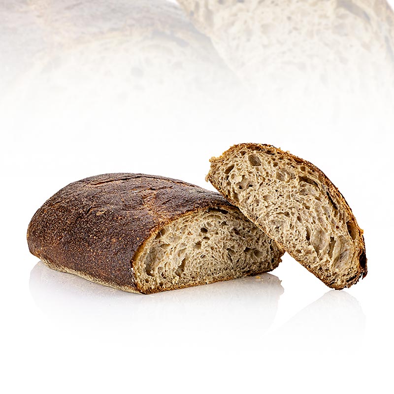 360° Laib Natur, Weizenbrot, Bäckerei Philipps - 1 kg - Folie 360° Laib Natur, Weizenbrot, Bäckerei Philipps - 1 kg - Folie