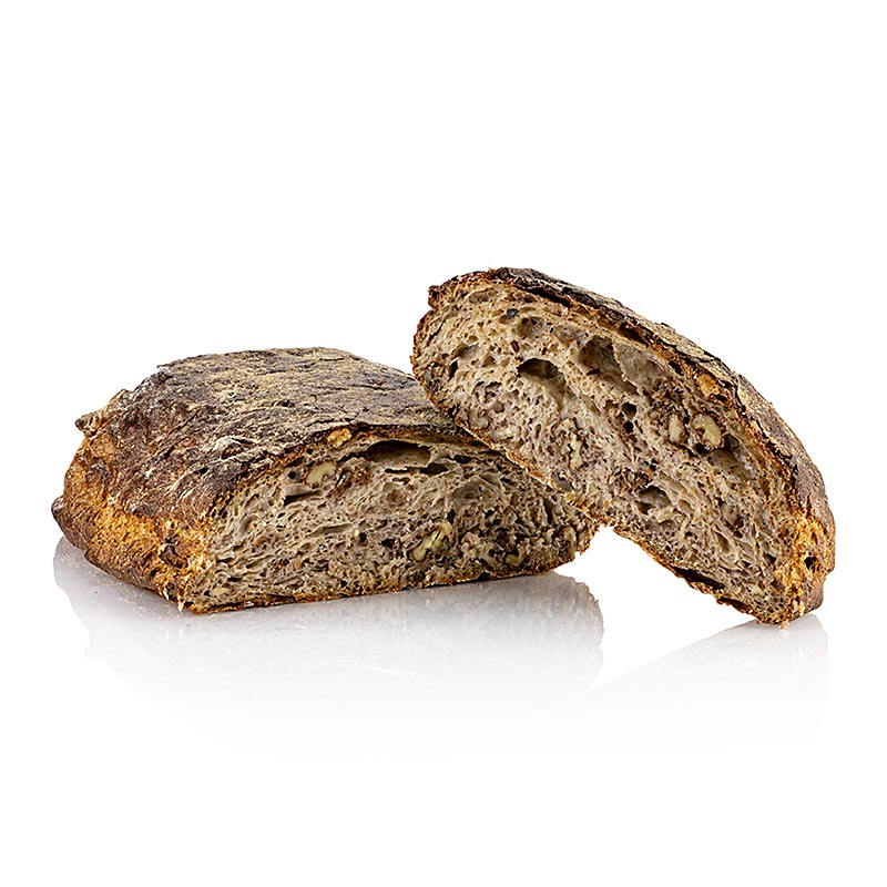 360° Laib Walnuss, Weizenbrot, Bäckerei Philipps - 1 kg - Folie
