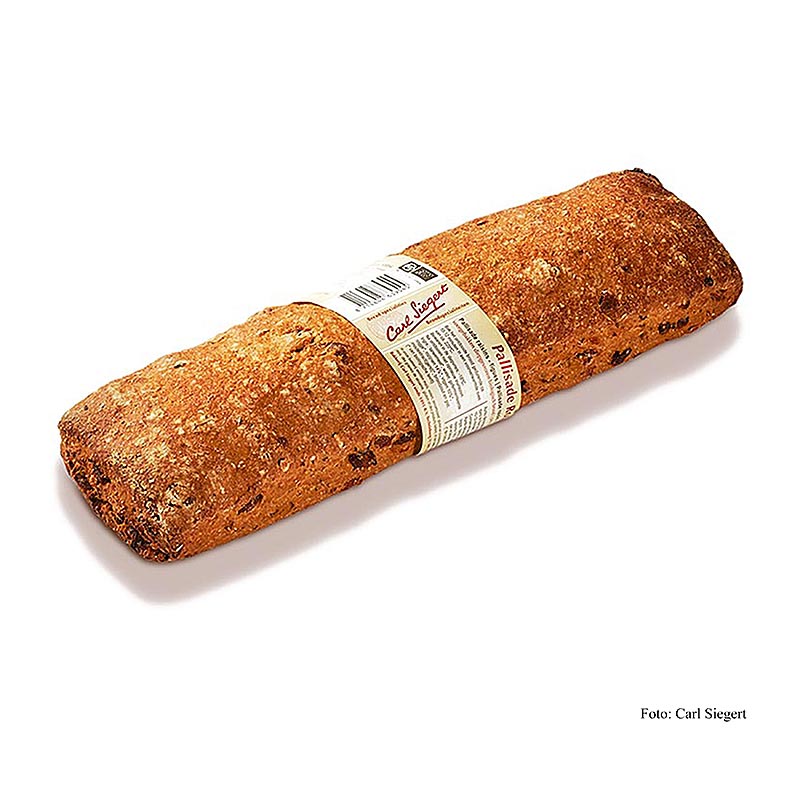 Pallisade Rosinen / Feigenbrot, vorgebacken, Siegert, BIO - 450 g - Folie Pallisade Rosinen / Feigenbrot, vorgebacken, Siegert, BIO - 450 g - Folie