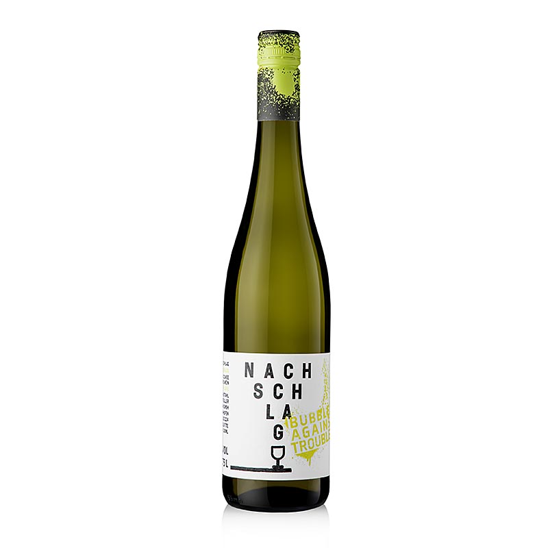 2024er Nachschlag! Bubbler Against Troubles Perlwein, trocken 11 % vol., Stahl - 750 ml - Flasche 2024er Nachschlag! Bubbler Against Troubles Perlwein, trocken 11 % vol., Stahl - 750 ml - Flasche