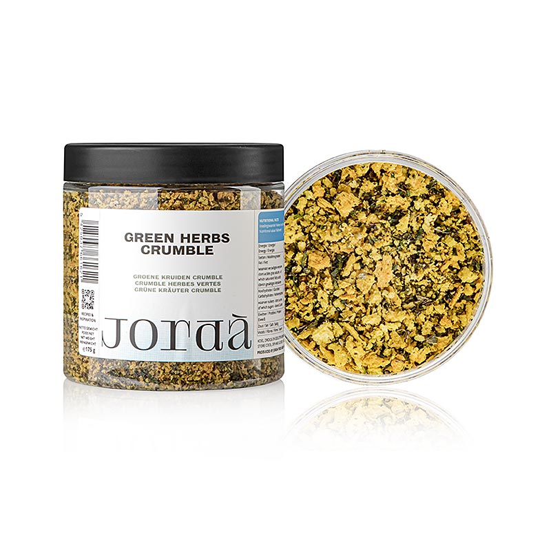 Jorda Crumble Green Herbs, Grüne Kräuter & Brot Knusper - 175 g - Pe-dose