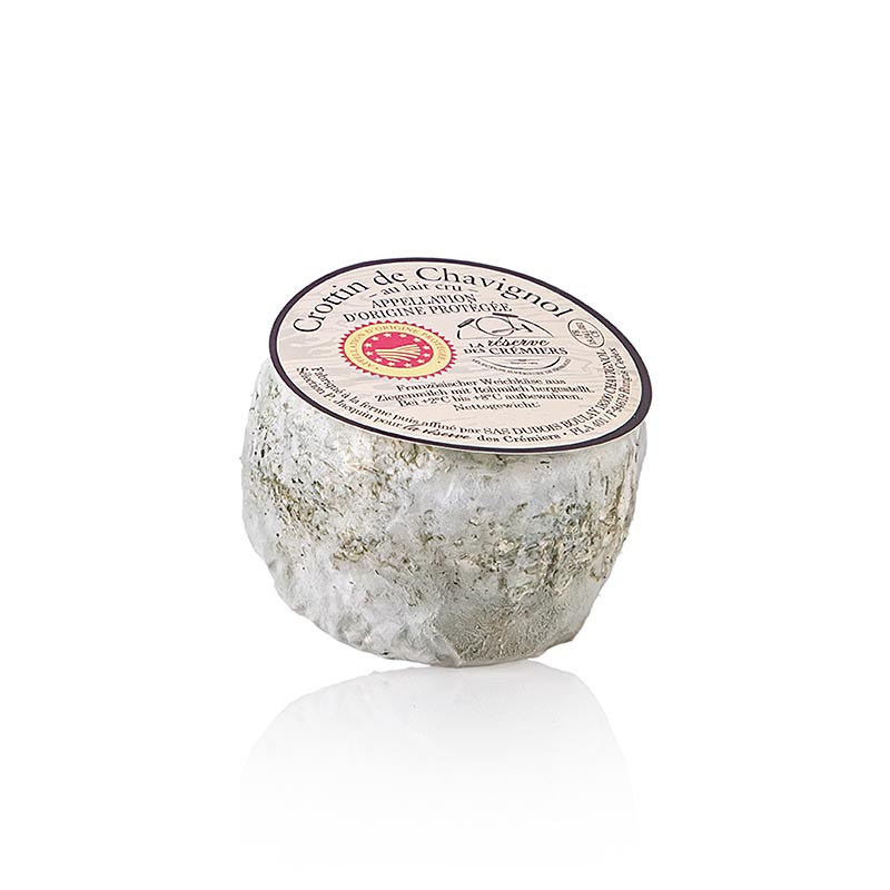 Crottin de Chavignol AOP (Ziegenkäse) - ca.360 g, 6 x 60g - Schale Crottin de Chavignol AOP (Ziegenkäse) - ca.360 g, 6 x 60g - Schale