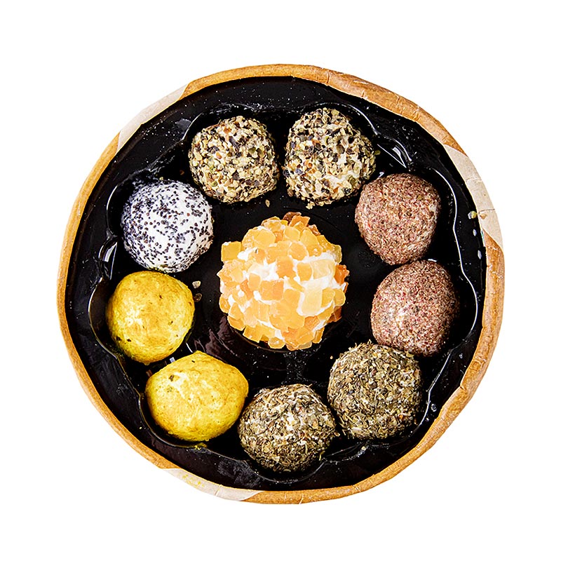 Micro-Fotos Chevre, praline de queijo de cabra com mamao, ervas e especiarias - 115 g - Educacao Fisica pode Micro-Fotos Chevre, praline de queijo de cabra com mamao, ervas e especiarias - 115 g - Educacao Fisica pode