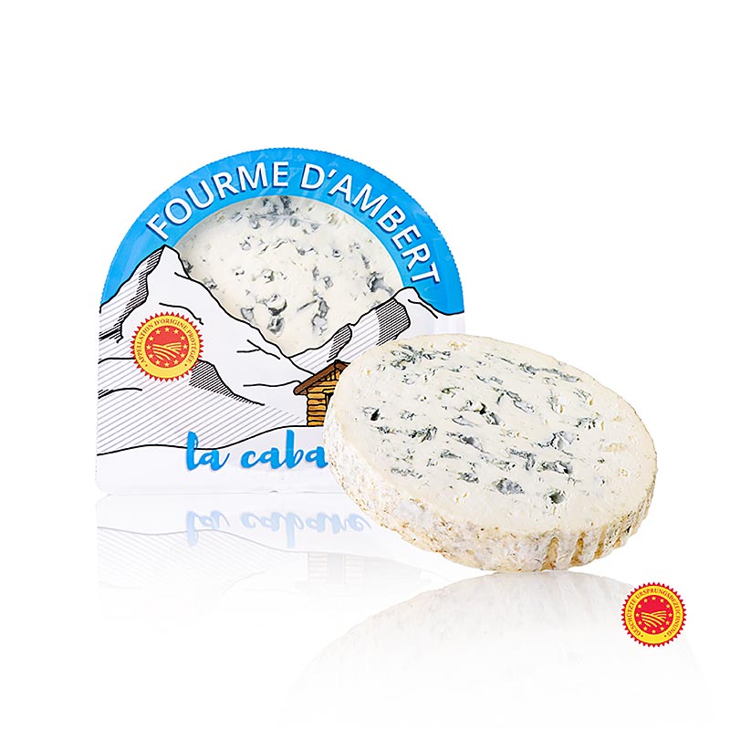Fourme d`Ambert A.O.P., Blauschimmelkäse aus Kuhmilch - 185 g - Plastik Fourme d`Ambert A.O.P., Blauschimmelkäse aus Kuhmilch - 185 g - Plastik