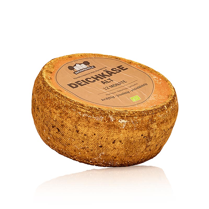 Großer Deichkäse, Hartkäse, 12 Monate, ganzer Laib, BIO - ca.4,5 kg - Papier Großer Deichkäse, Hartkäse, 12 Monate, ganzer Laib, BIO - ca.4,5 kg - Papier