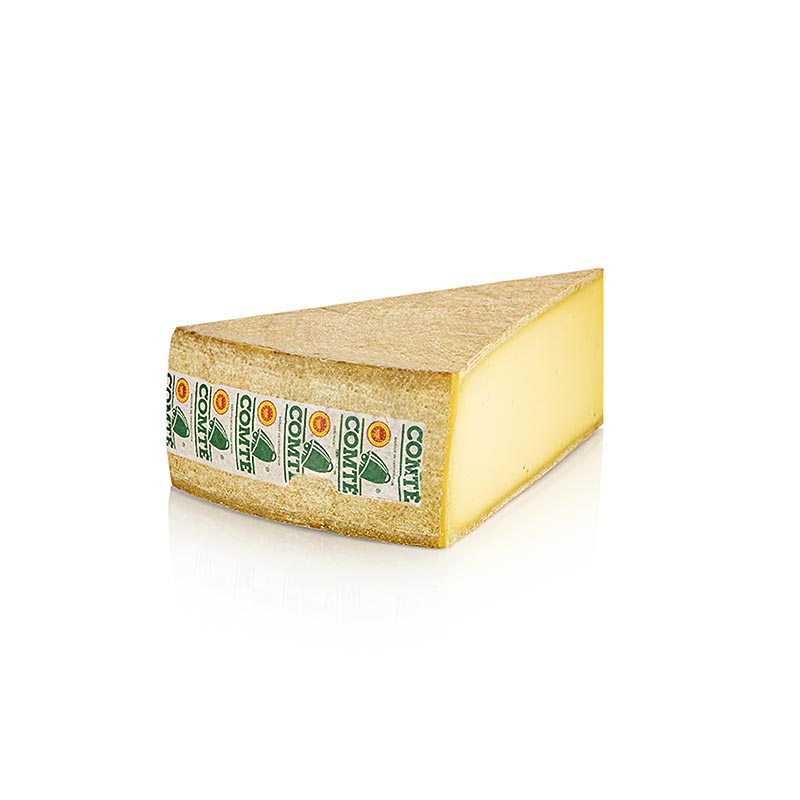 Comte A.O.P., Hartkäse, 6 Monate gereift, achtel Laib - ca.5 kg - Folie Comte A.O.P., Hartkäse, 6 Monate gereift, achtel Laib - ca.5 kg - Folie