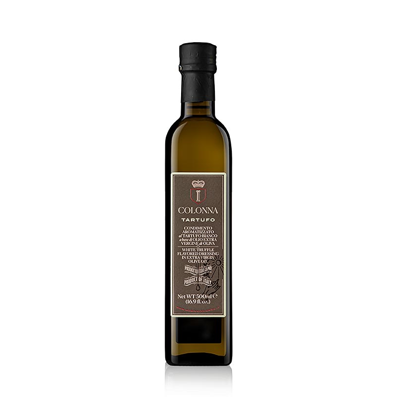 Natives Olivenöl Extra mit weißer Trüffel-Aroma (Trüffelöl), M. Colonna - 500 ml - Flasche