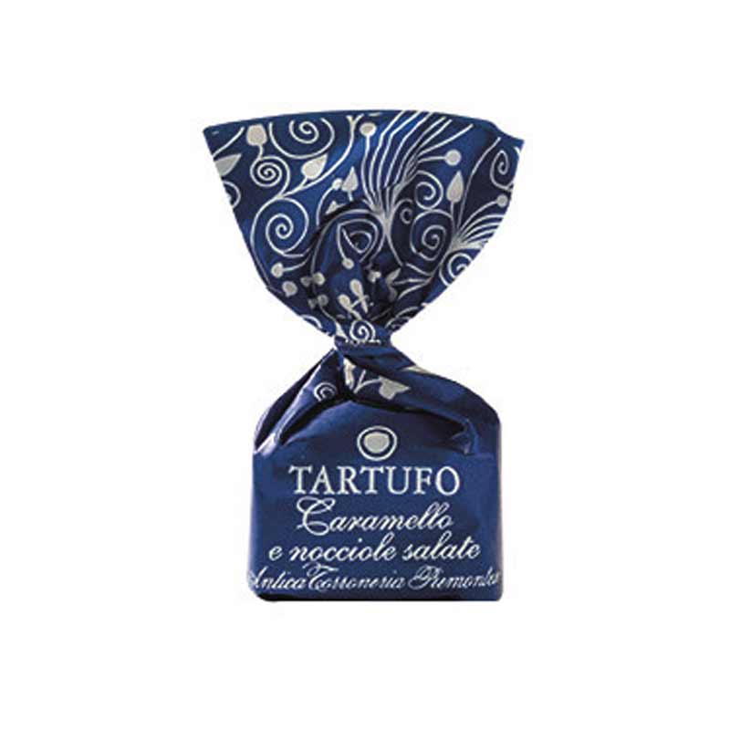Tartufi dolci caramello e nocciole salate, sfusi, Weiße Schokoladentrüffel mit Karamell und gesalzenen Haselnüssen, lose, Antica Torroneria Piemontese - 1.000 g - kg