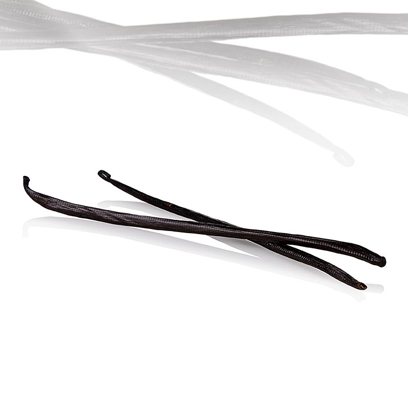 Vanillustangir fra Indonesiu, Bourbon-reyktar, Premium Grade A, (planifolia) - 100 gromm - taska Vanillustangir fra Indonesiu, Bourbon-reyktar, Premium Grade A, (planifolia) - 100 gromm - taska