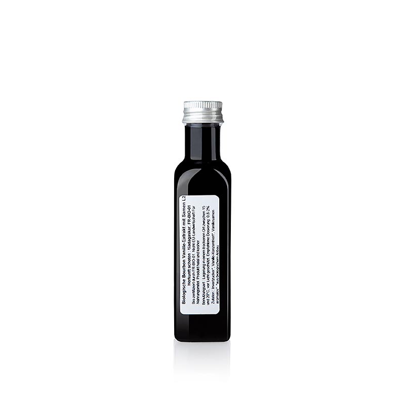 Vanille Extrakt mit Stippen, BIO - 103 g - Pe-flasche Vanille Extrakt mit Stippen, BIO - 103 g - Pe-flasche