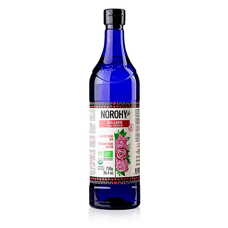 Norohy - gedestilleerd rozenwater uit Bulgarije, BIOLOGISCH - 750 ml - PE-fles