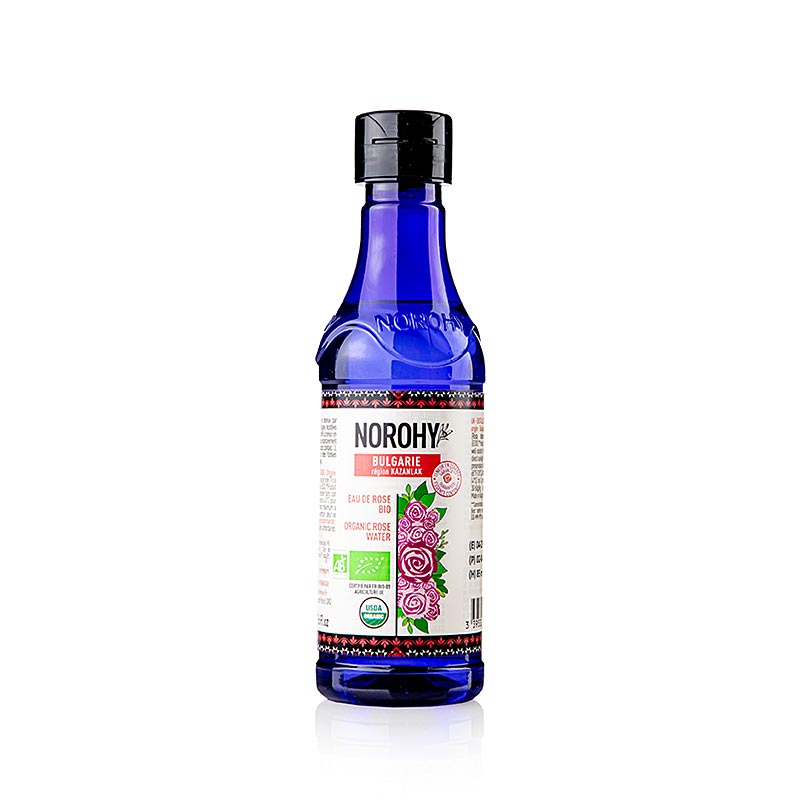 Norohy - gedestilleerd rozenwater uit Bulgarije, BIOLOGISCH - 225 ml - PE-fles