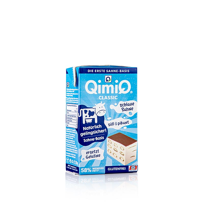QimiQ Classic Natural, til madlavning, bagning, raffinering, 15% fedt - 250 g - Tetra QimiQ Classic Natural, til madlavning, bagning, raffinering, 15% fedt - 250 g - Tetra