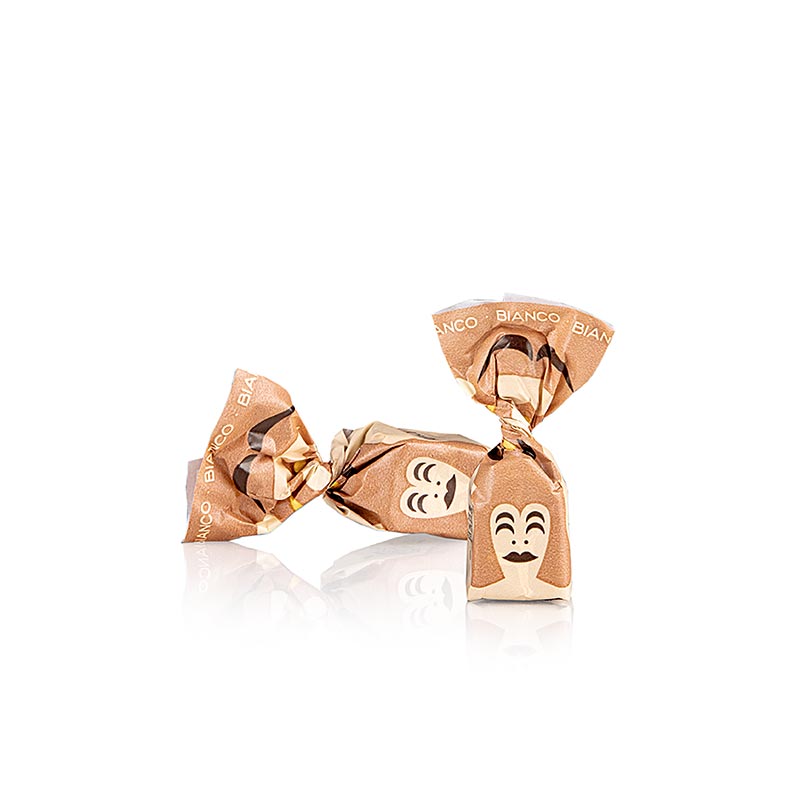 Mini tryffelpraliner fran Tartuflanghe Tartufo Dolce di Alba BIANCO vit choklad a 7g, beige randigt papper - 1 kg - vaska Mini tryffelpraliner fran Tartuflanghe Tartufo Dolce di Alba BIANCO vit choklad a 7g, beige randigt papper - 1 kg - vaska