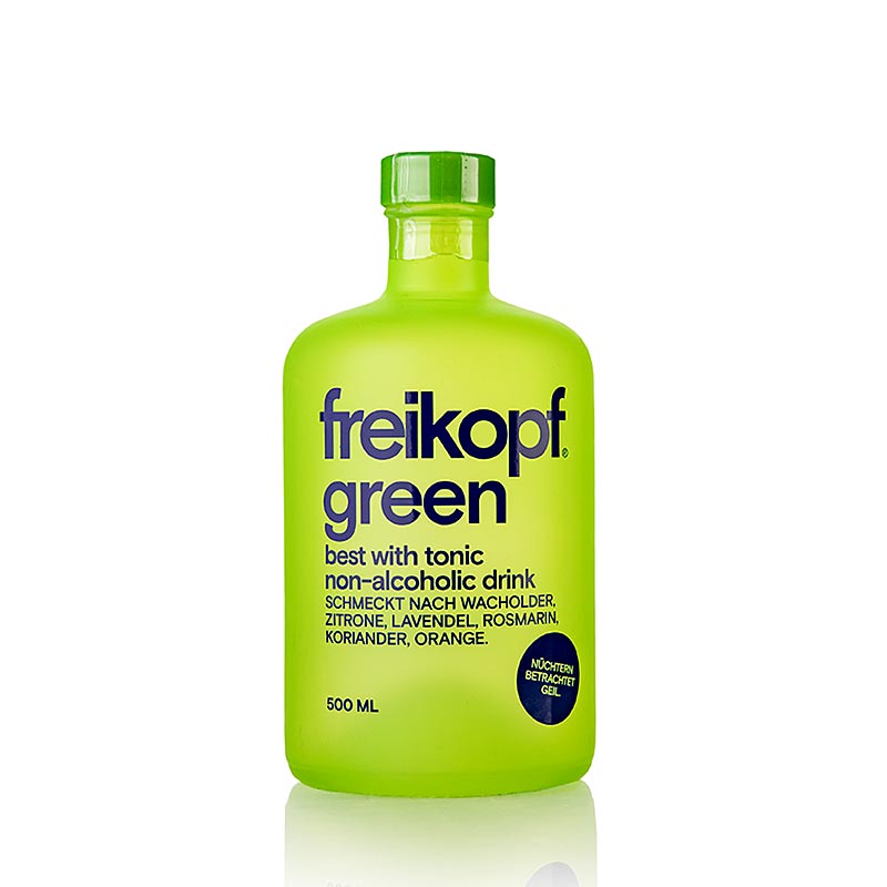 Freikopf - green best with tonic, alkoholfrei - 500 ml - Flasche Freikopf - green best with tonic, alkoholfrei - 500 ml - Flasche