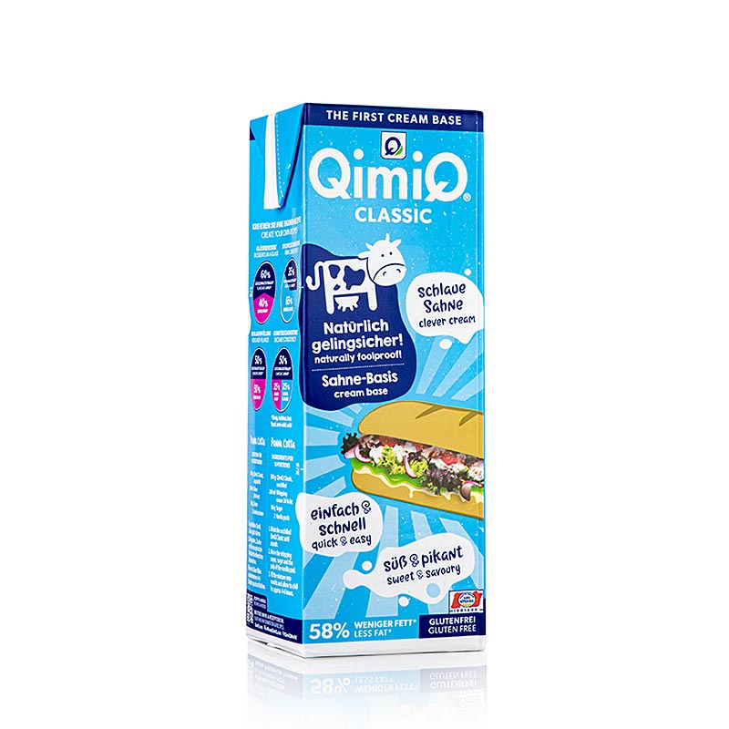 QimiQ Classic Natural, pentru gatit, coacere, rafinare, 15% grasime - 1 kg - Tetra QimiQ Classic Natural, pentru gatit, coacere, rafinare, 15% grasime - 1 kg - Tetra