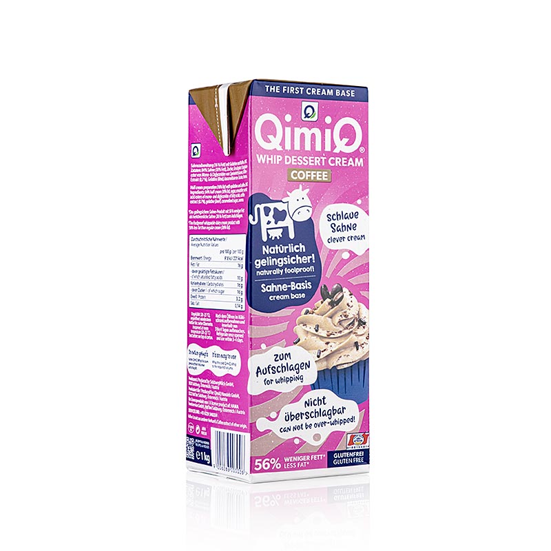 QimiQ Whip kaffe, kall vispgradde dessert, 16% fett - 1 kg - Tetra QimiQ Whip kaffe, kall vispgradde dessert, 16% fett - 1 kg - Tetra