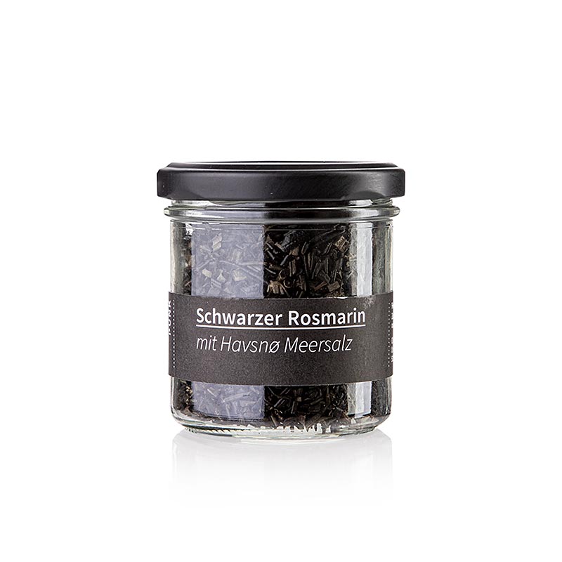 Fermented black rosemary with Havsno sea salt, Krautpunk - 60 g - Glass Fermented black rosemary with Havsno sea salt, Krautpunk - 60 g - Glass