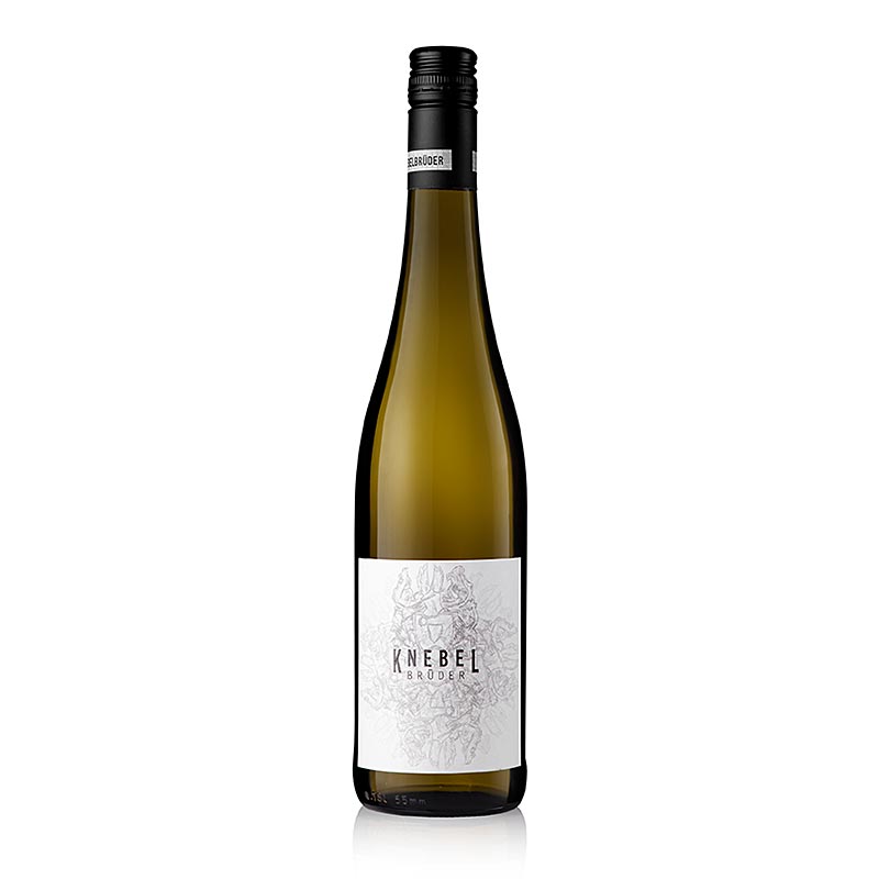 Vere e bardhe 2023 White Label QW, gjysme e thate, 11.5% vol., Knebel Brothers - 750 ml - Shishe